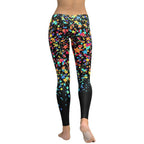 Colorful Gradient Stars Leggings