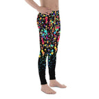 Colorful Gradient Stars Men's Leggings