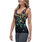 Colorful Gradient Stars Tank Top