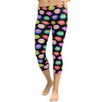 Colorful Lips Capris