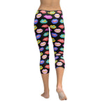 Colorful Lips Capris