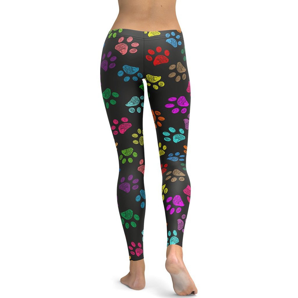 Paw print leggings sale