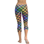 Colorful Plaid Capris