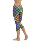 Colorful Plaid Capris