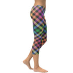 Colorful Plaid Capris