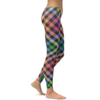 Colorful Plaid Leggings