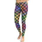 Colorful Plaid Leggings