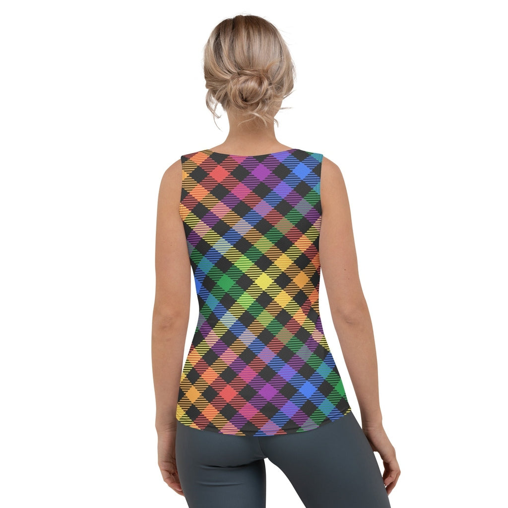 Colorful Plaid Tank Top