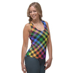 Colorful Plaid Tank Top