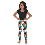 Colorful Rhombus Pattern Kid's Leggings