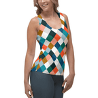 Colorful Rhombus Pattern Tank Top