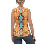 Colorful Snake Pattern Tank Top