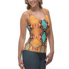 Colorful Snake Pattern Tank Top