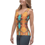 Colorful Snake Pattern Tank Top