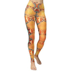 Colorful Snake Pattern Yoga Leggings
