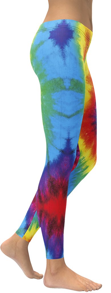 Colorful Supernova Tie Dye Leggings