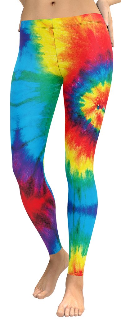Colorful Supernova Tie Dye Leggings