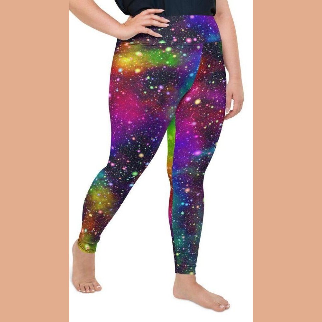 Colorful Universe Plus Size Leggings