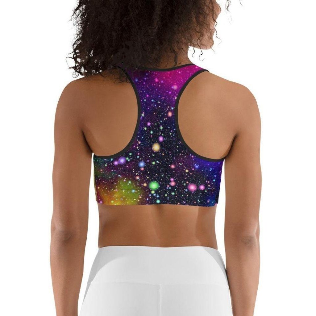 Colorful Universe Sports Bra