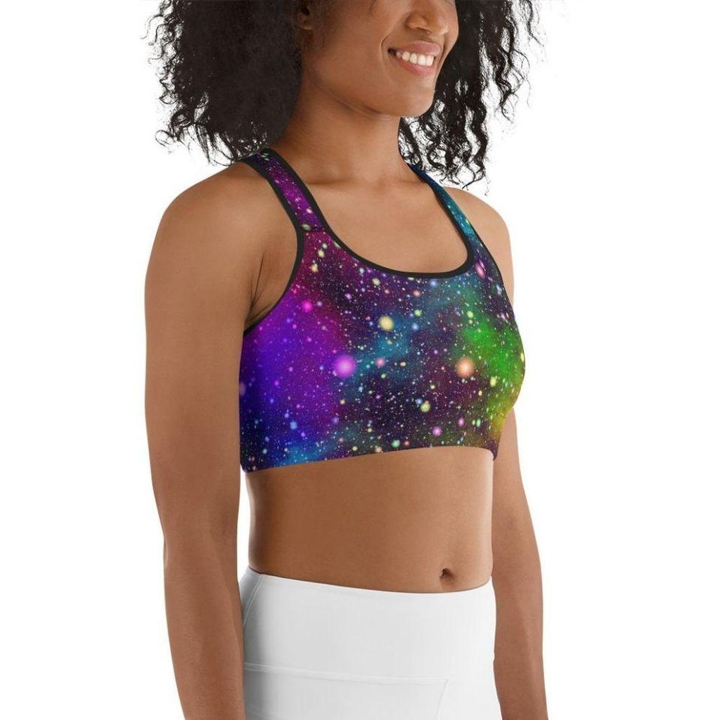 Colorful Universe Sports Bra
