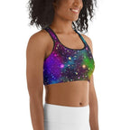 Colorful Universe Sports Bra