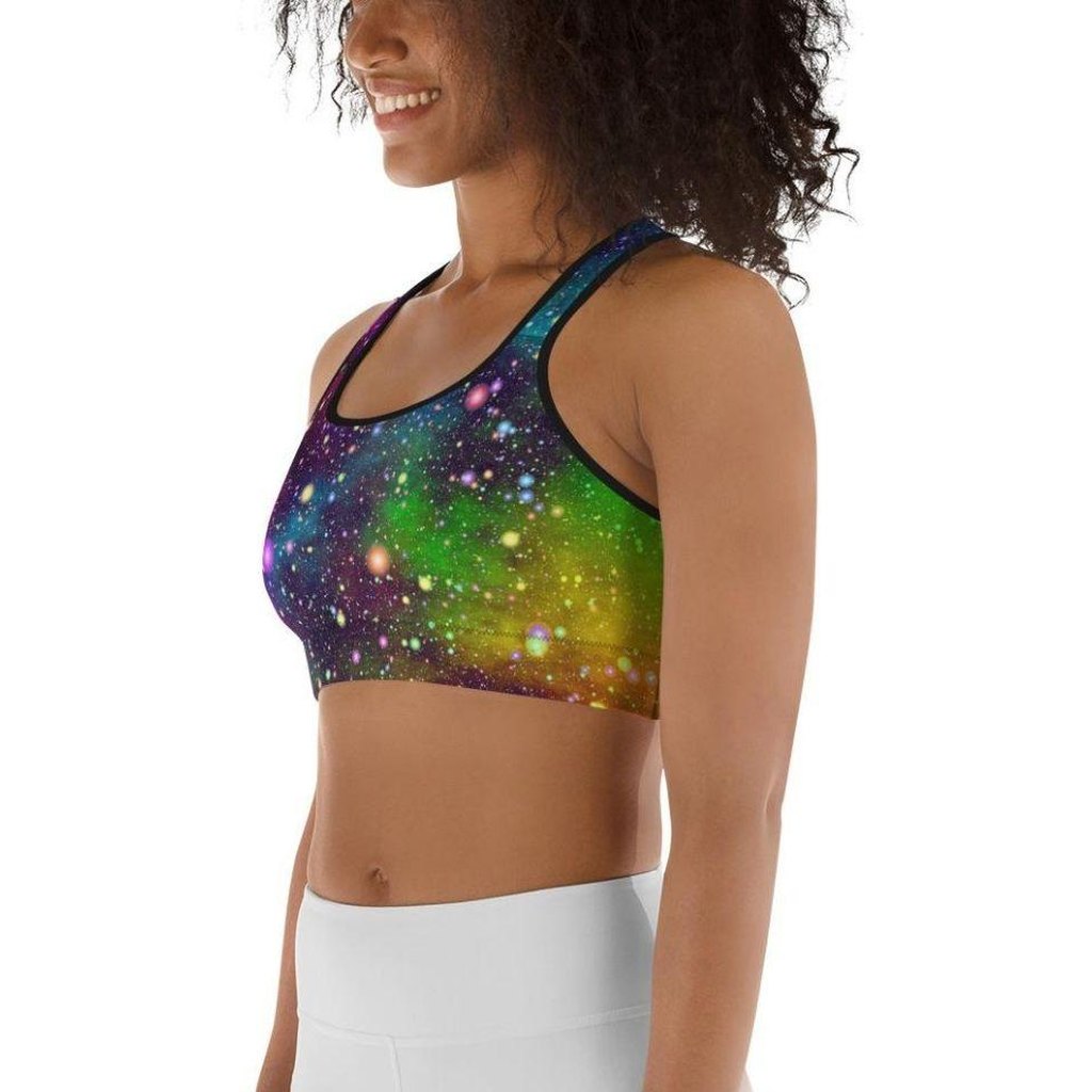 Colorful Universe Sports Bra