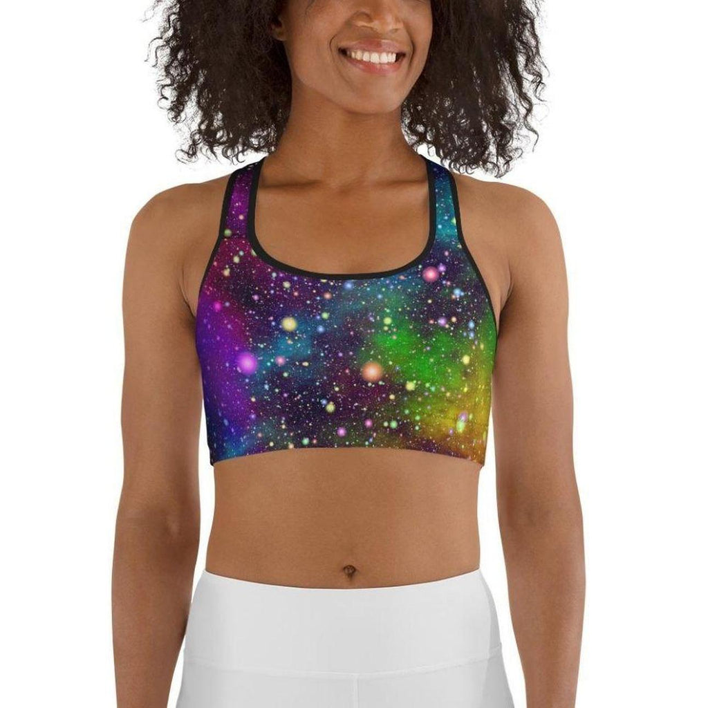 Colorful Universe Sports Bra