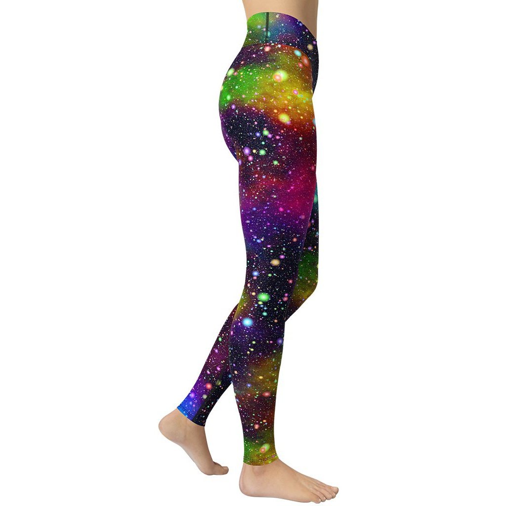 Colorful Universe Yoga Leggings