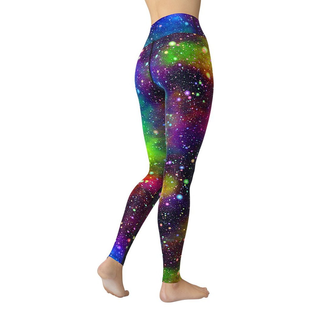 Colorful Universe Yoga Leggings