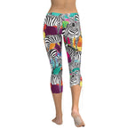 Colorful Zebra Capris