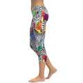 Colorful Zebra Capris