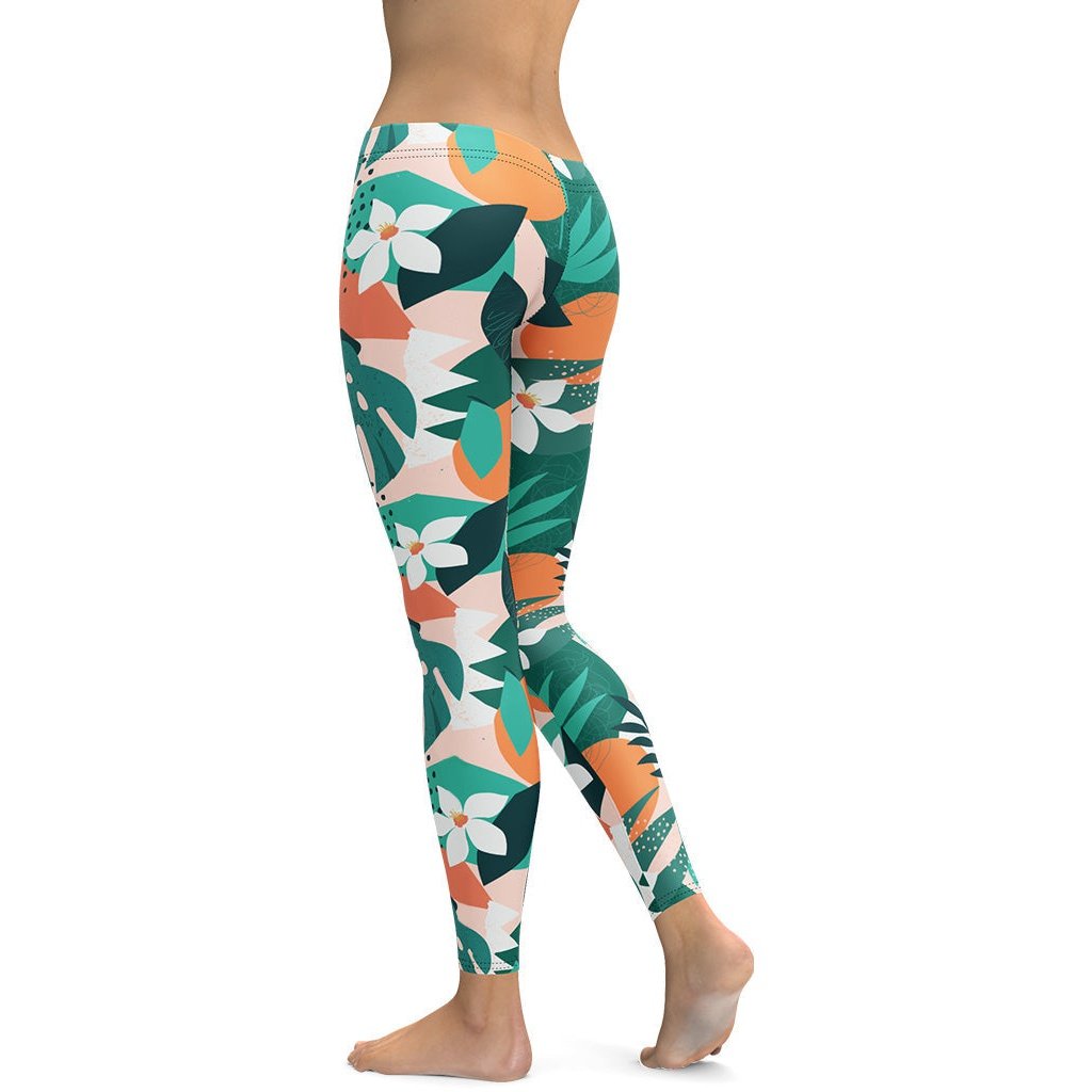 Contemporary Tropical Leggings