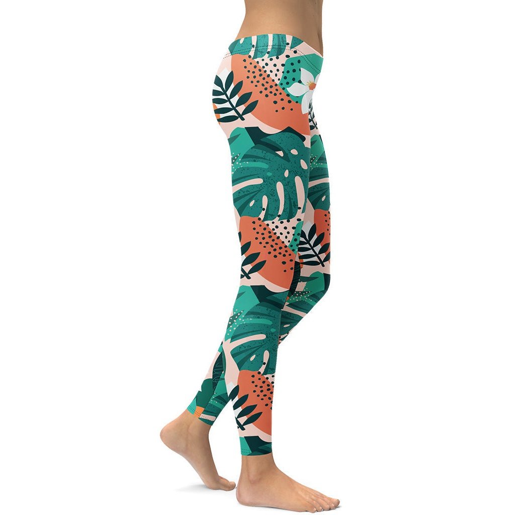 Contemporary Tropical Leggings