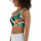 Contemporary Tropical Sports Bra