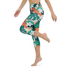 Contemporary Tropical Yoga Capris