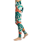 Contemporary Tropical Yoga Leggings