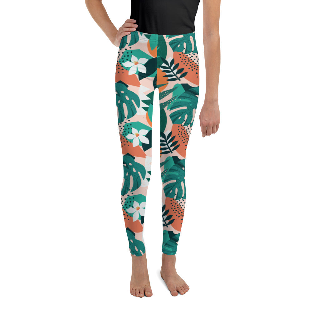Contemporary Tropical Youth Leggings