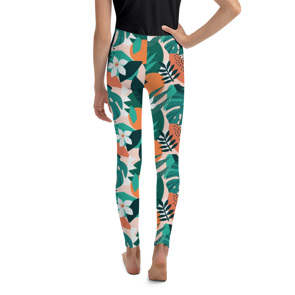 Contemporary Tropical Youth Leggings