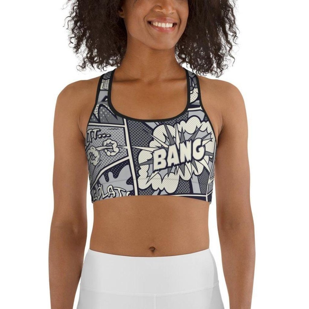 Cool Comic Sports Bra