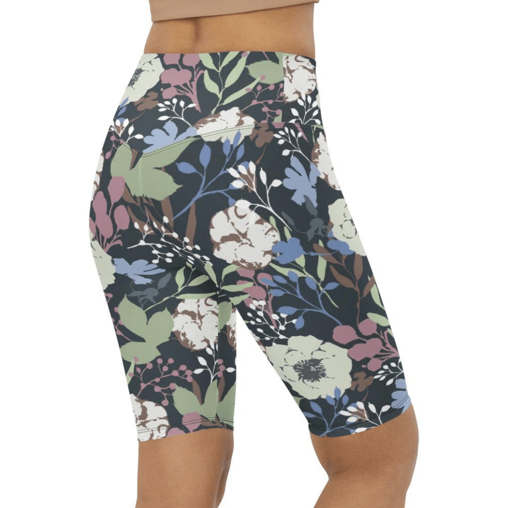 Cool Floral Biker Shorts