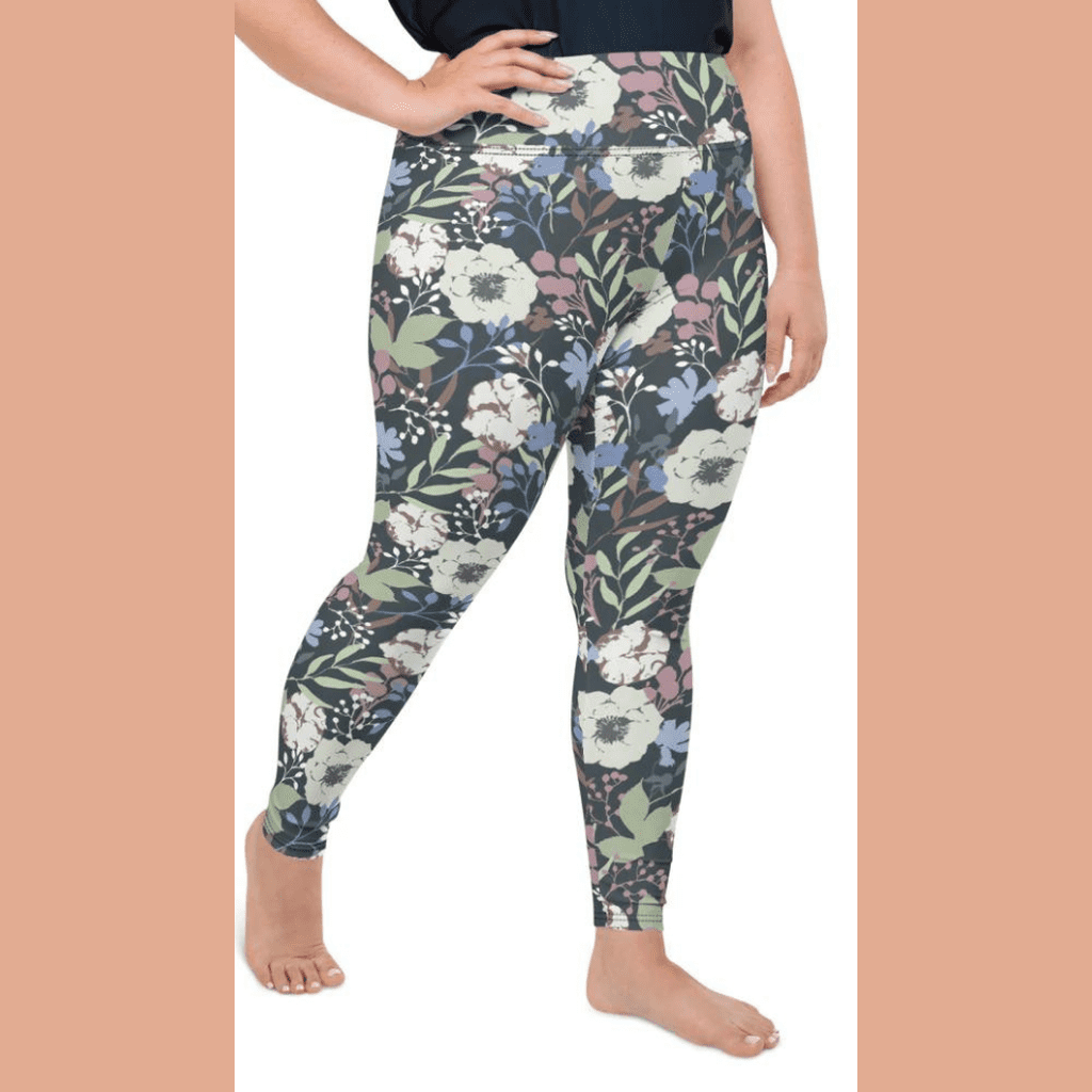 Cool Floral Plus Size Leggings