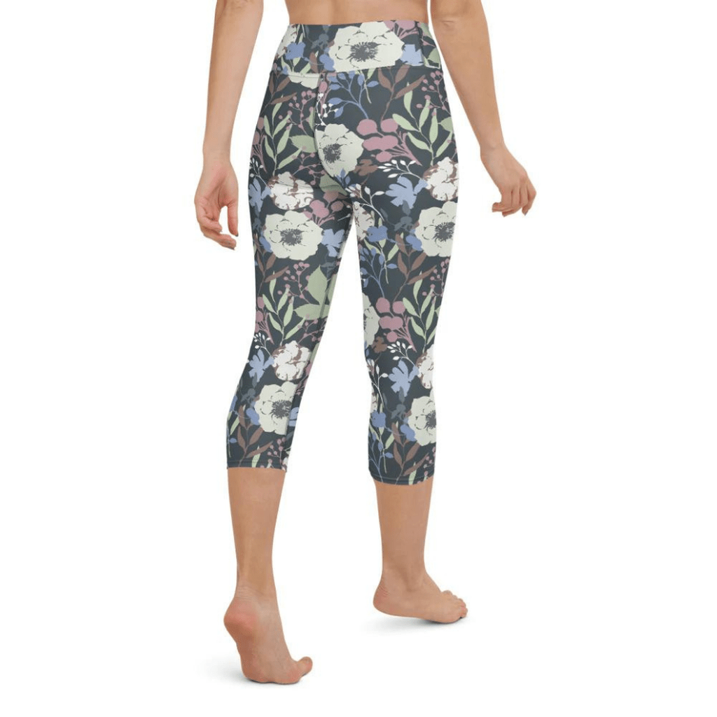 Cool Floral Yoga Capris