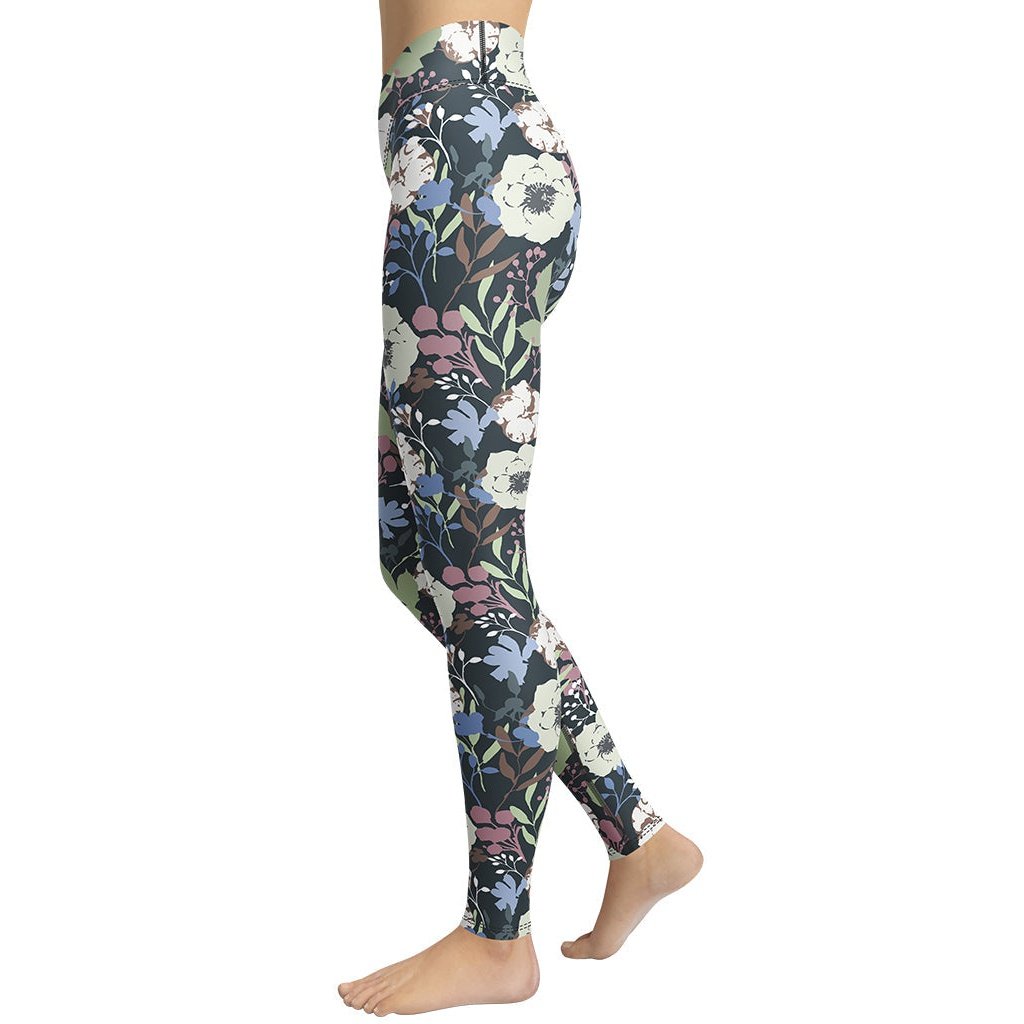 Cool Floral Yoga Leggings