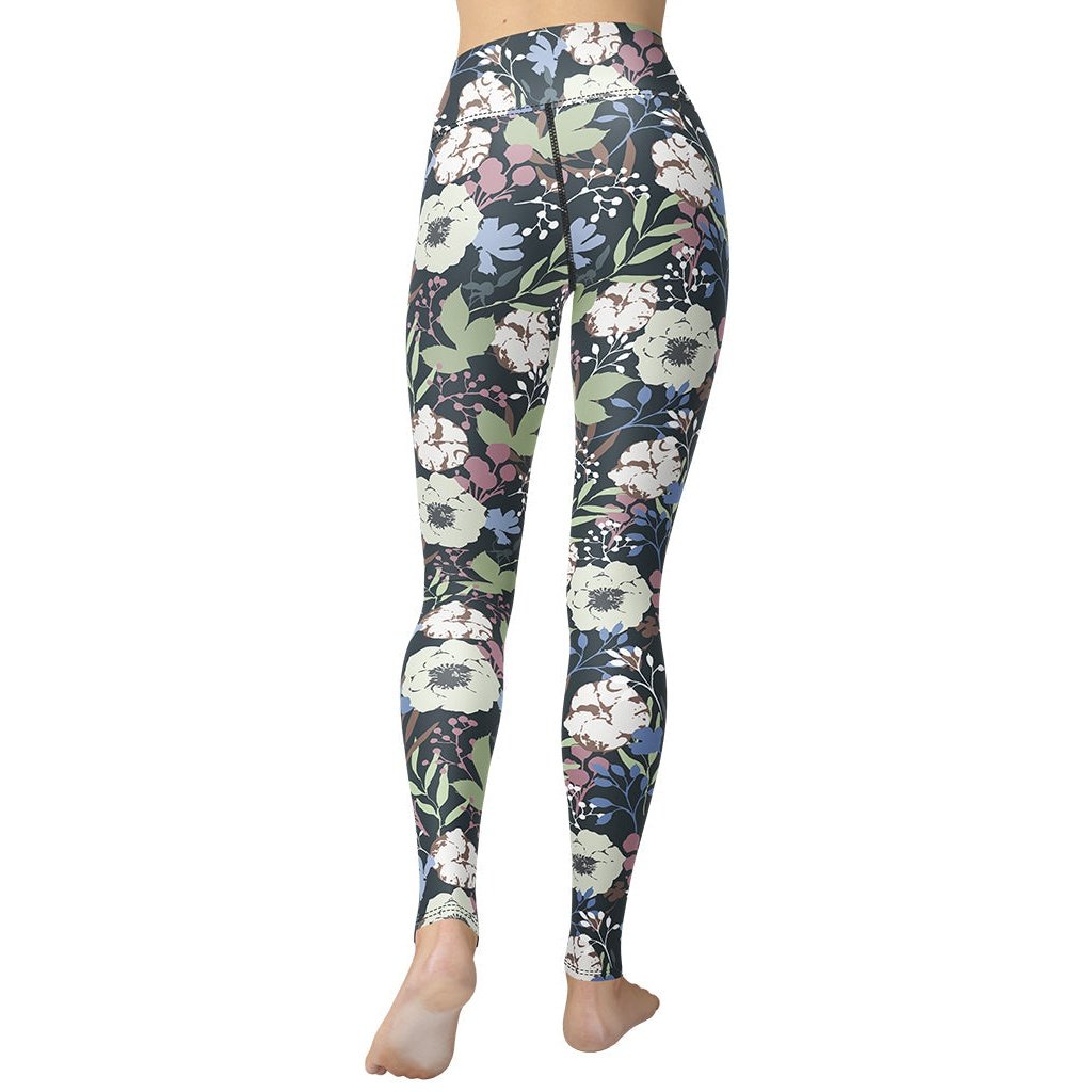 Cool Floral Yoga Leggings