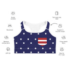 Cool Patriotic Sports Bra