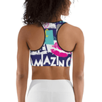 Cool Slogan Sports Bra