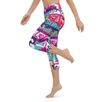 Cool Slogan Yoga Capris