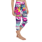 Cool Slogan Yoga Capris