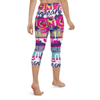 Cool Slogan Yoga Capris