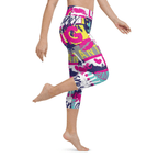 Cool Slogan Yoga Capris